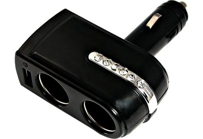 REXANT (160238) Разветвитель автоприкуривателя 2 гнезда 1хUSB (5 V 1000 mA) REXANT