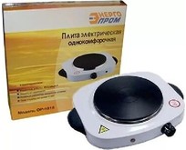 ЭНЕРГОПРОМ OP1015C Плитка электрическая 1кон.с чугунным нагреват. элем. d.180мм 0000000448