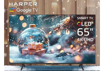 HARPER 65Q770TS 4K UHD SMART TV Google Безрамочный
