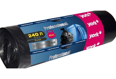 YORK строительный экстрапрочный 60 мкм YORK 240 л. (10 шт) 090070