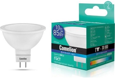 CAMELION (13686) LED10JCDR/865/GU5.3/10Вт/6500К