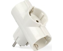 SMARTBUY (SBE16A013z) 3 гнезда с заземлением круглый белый 16А 250В