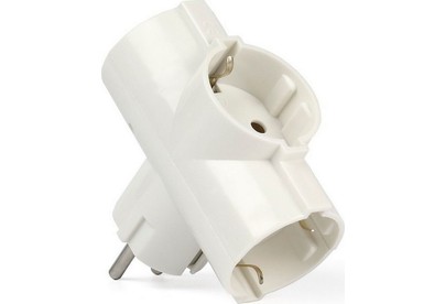 SMARTBUY (SBE16A013z) 3 гнезда с заземлением круглый белый 16А 250В