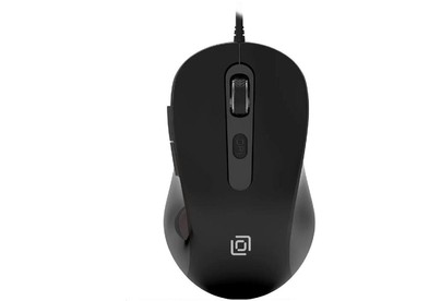 OKLICK Мышь Оклик 211M черный оптическая 2400dpi USB для ноутбука 6but