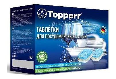 TOPPERR 3306 Таблетки для ПММ 10в1 60шт