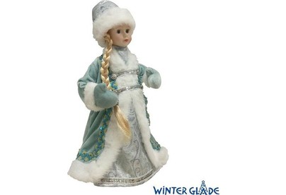 WINTER GLADE Фигурка Снегурочка 38 см (голубой) M0638
