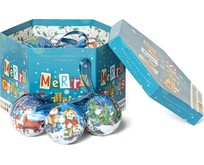 WINTER GLADE Набор ёлочных шаров папьемаше, 14 шт. 7514G077
