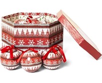 WINTER GLADE Набор ёлочных шаров папьемаше, 14 шт. 7514G227