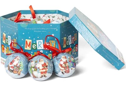 WINTER GLADE Набор ёлочных шаров папьемаше, 14 шт. 7514G238
