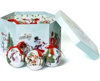 WINTER GLADE Набор ёлочных шаров папьемаше, 14 шт. 7514G273