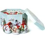 WINTER GLADE Набор ёлочных шаров папьемаше, 14 шт. 7514G273