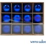 WINTER GLADE Набор ёлочных шаров пластик, 6 см, 12 шт, синий микс, 6012G004