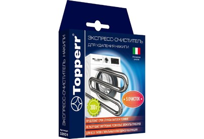 TOPPERR 32031 Экспреcсочиститель накипи д/стиральных и ПМ машин , 300 г