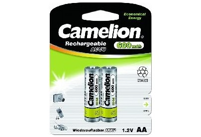 CAMELION (1657) AA600MAH NICD BL2