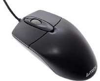 A4TECH OP720 черный оптическая (800dpi) USB1.1 (2but)