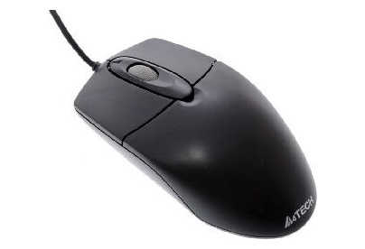 A4TECH OP720 черный оптическая (800dpi) USB1.1 (2but)