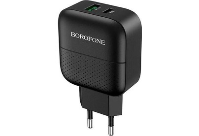 BOROFONE (6931474727336) BA46A Black СЗУ 1USB 3.0A QC3.0 быстрая зарядка