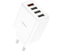 HOCO (6931474777713) C102A White СЗУ 4USB 2.1A QC3.0 быстрая зарядка
