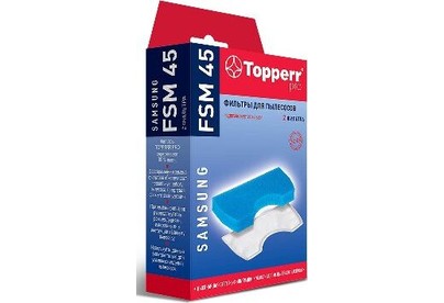 TOPPERR FSM 45 Комплект фильтров (Губчатый фильтр+ сетчатый фильтр ) для пылесосов Samsung