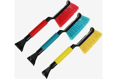 BLACK&BLUE ВВ1004 cо скребком поролоновая ручка, цветная (42см) 39907