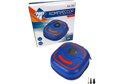 NOVA BRIGHT АК30, 150 PSI, 12В, цифровой манометр с автостопом, LEDфонарь