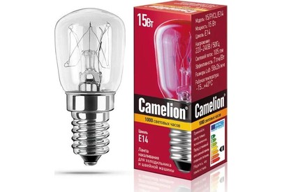 CAMELION (12116) 15/P/CL/E14  для холодильника и швейных машин