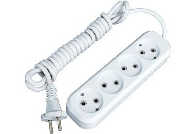 SMARTBUY (SBE10403N) 4 гнз х 3,0 м (10А/2.2кВт, ПВС 2х1.0)