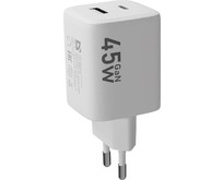 DEFENDER (83245) UPA145 45W, USB A+C, белый