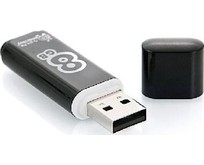 SMARTBUY (SB8GBGSK) 8GB GLOSSY SERIES BLACK