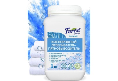 FOREST CLEAN Кислородный отбеливательпятновыводитель 1 кг