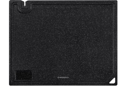 MAUNFELD ASTRID MF40ASTR31CB Доска разделочная с ножеточкой, 40*31,5 см, черный