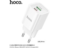 HOCO (6942007630337) C149A СЗУ 1USB+1TypeC 3.0A PD 30W+QC3.0 , White